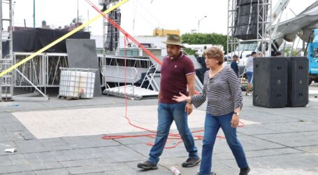 COLAPSA CARPA EN NEZA; 10 LESIONADOS, DELFINA ACUDIÓ