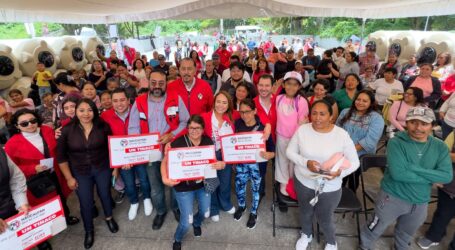 APOYA RESCALA A FAMILIAS DE NAUCALPAN PARA ENFRENTAR LA FALTA DE AGUA