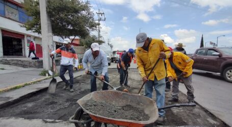 Mantiene Toluca plan emergente de bacheo