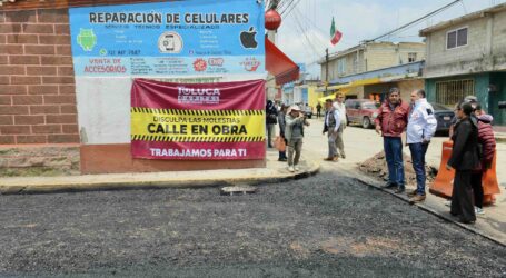 Avanza reconstrucción de la vía Agustín Millán, en San Pedro Totoltepec