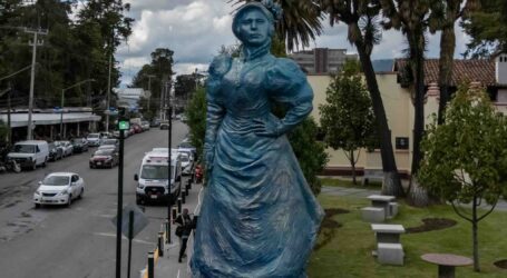 LE HACEN JUSTICIA A LA ESTATUA DE LEONA VICARIO, ESTÁ A LA ENTRADA DE TOLUCA