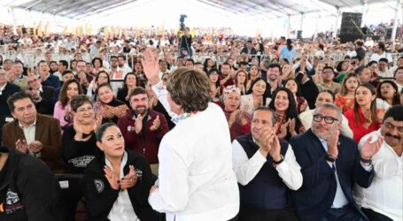 Delfina Gómez da prioridad al Oriente del EdoMéx con Informe Regional de Resultados en Texcoco
