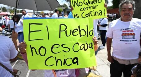 ANPEC SE PLANTA ANTE DIPUTADOS PARA RECHAZAR EL IEPS PARTICIPAN MÁS DE 2,000 PEQUEÑOS COMERCIANTES