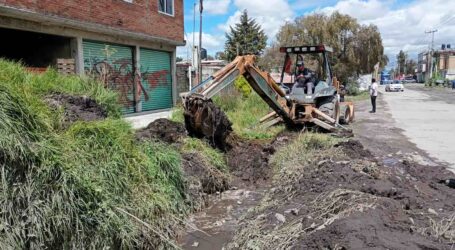 Trabaja Gobierno municipal taponamiento en Guadalupe Totoltepec