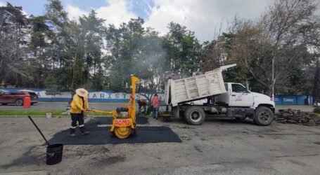 Atiende Gobierno municipal más de 22 mil 309 baches en Toluca