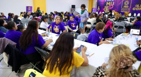 «Caminemos Juntas», pide Lagarde a las mujeres del Sol Azteca