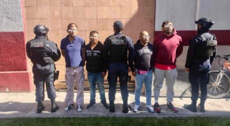 Detienen en Zopilocalco a cuatro presuntos extorsionadores tras operativo interinstitucional