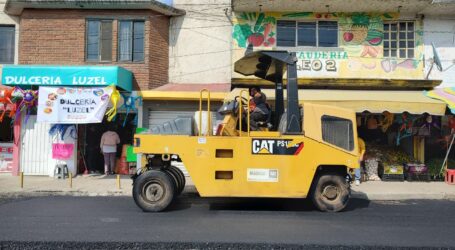 Acelera Toluca el cambio en San Cayetano al modernizar una vialidad importante para la comunidad
