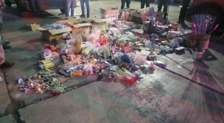 Inmoviliza Toluca 300 kilos de pirotecnia para reducir riesgos de incendios y quemaduras