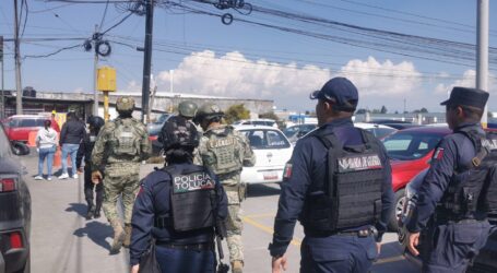 Vigilancia en calles y espacios públicos para unas fiestas decembrinas en calma en Toluca