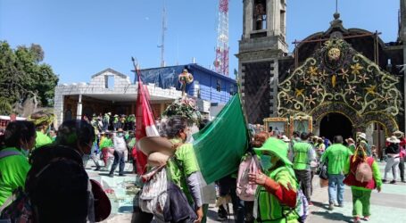 Peregrinación arribó a Cuajimalpa; llegarán a la Basílica de Guadalupe la madrugada de este miércoles