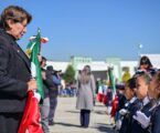 Delfina Gómez en el Día de la Bandera; llaman a la unidad y a proteger libertades