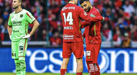 TOLUCA DESPACHÓ 3-1 A BRAVOS; ALEXIS VEGA ESTÁ DE VUELTA