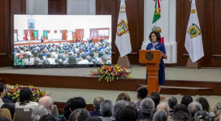 Liderazgo femenino, clave para la transformación de la UAEMéx; rinde 1er. informe Patricia Zarza