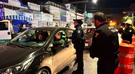 Detectan a 57 conductores ebrios en un solo fin de semana
