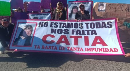 PROTESTAN EN LA PALMILLAS-ATLACOMULCO POR LA DESAPARICIÓN DE CATIA GARCÍA CRUZ