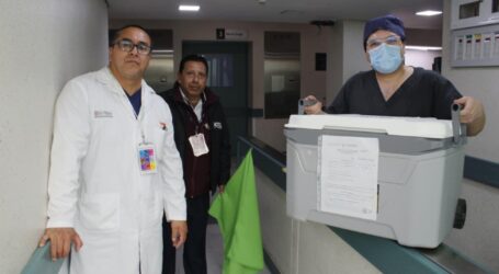 CON OLA VERDE REALIZAN EL PRIMER  TRASLADO DE TEJIDO EN 6 MINUTOS