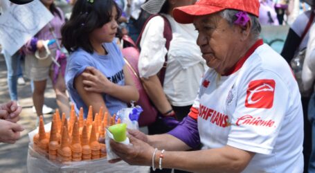 VENDEDOR DE HELADOS FUE ACEPTADO POR MARCHISTAS