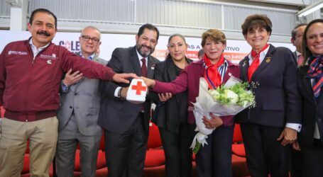Asisten congresistas al arranque de la colecta de la Cruz Roja