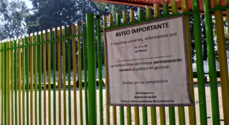 MALESTAR POR EL CIERRE TEMPORAL DEL PARQUE METROPOLITANO