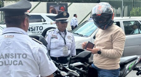 Detecta Policía de Toluca casos de narcomenudeo con operativos “Moto Segura”