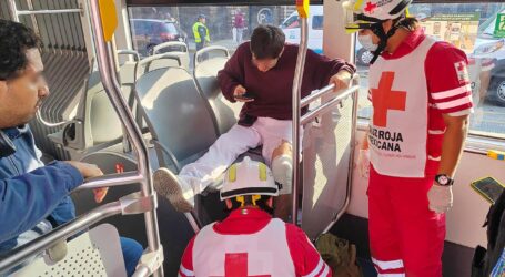 Atienden incidente en línea Trolebús Chalco-Santa Marta