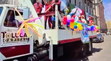 Camiones recolectores de basura se Vistieron de gala por el Día del Niño