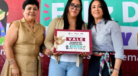 Entregan más de 63 mil juguetes por el Día de la Niña y el Niño