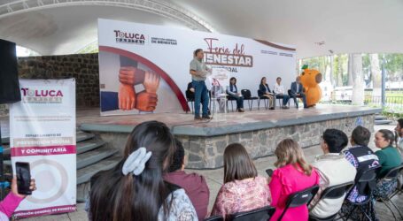 Encabeza Ricardo Moreno Feria del Bienestar Integral en Alameda de Toluca
