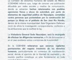 INVESTIGA CODHEM POSIBLES ABUSOS DE POLICÍAS DE NAUCALPAN