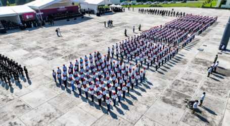 JURARON BANDERA LOS SOLDADOS DEL SERVICIO MILITAR NACIONAL