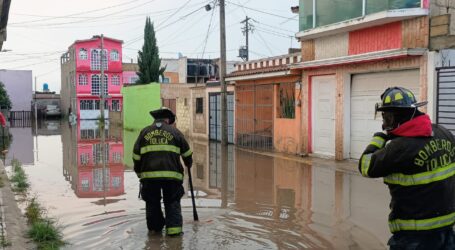 Atiendió Gobierno de Toluca encharcamientos en San Pablo Autopan