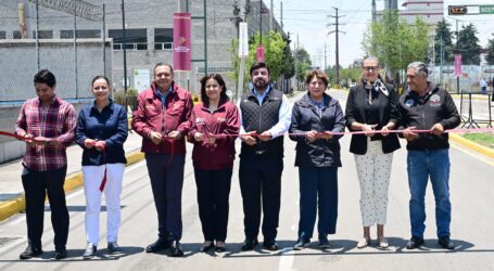 Entregan mejoramiento urbano de vialidades en Zona Industrial de Toluca