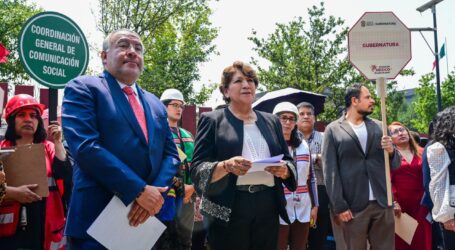 PREVENCIÓN, TAREA COMPARTIDA, DICE DOÑA DELFINA EN EL SIMULACRO