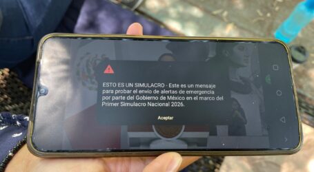 HUBO SIMULACRO TAMBIÉN EN EL PARQUE METROPOLITANO
