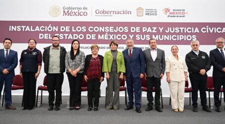 Acude Martha Camacho a instalación de consejos de paz y justicia cívica