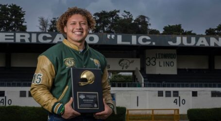Reconocen a jugador de Potros Salvajes de la UAEMéx Diego Díaz Galindo, con el Casco de Oro 2025