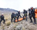 Simulación de Alertamiento policial En el Nevado de Toluca