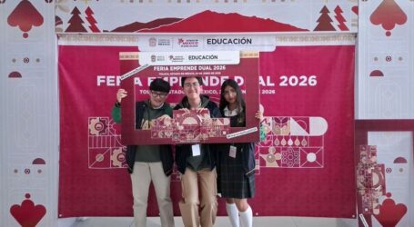 Ganan estudiantes de UAEMéx primer lugar en Feria Emprende-Dual 2026 con aplicación de orientación vocacional