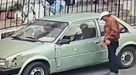 Roban vehículo detrás de Oxxo Gas en Almoloya de Juárez