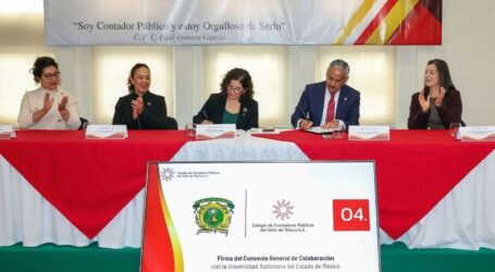 UAEMéx y Colegio de Contadores Públicos del Valle de Toluca unen esfuerzos por una formación con impacto social