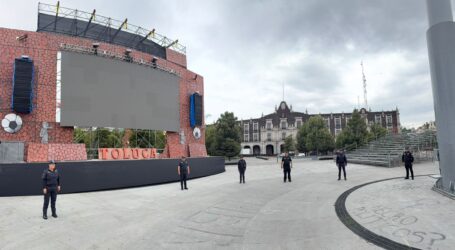 Desplegará Toluca 600 elementos de seguridad para la Fiesta Mundialista y el encuentro México-Sudáfrica