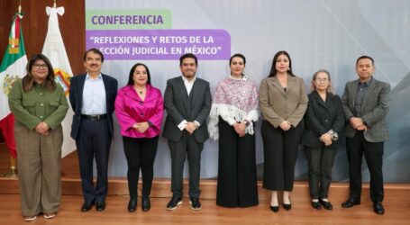 REÚNE TEEM A AUTORIDADES ELECTORALES DEL EDOMÉX  PARA REFLEXIONAR SOBRE LA ELECCIÓN JUDICIAL