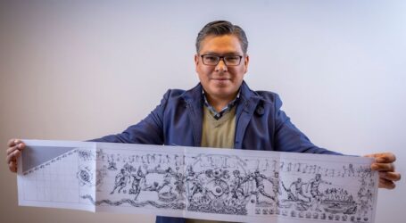 Futbol, mural de Carlos Badillo: el gol de México que se pintó con pinceles