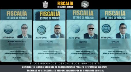 Sin funciones de mando, los detenidos En Valle de México, de la Fiscalía Estatal