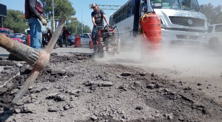 Intervienen vialidades del Centro Histórico y corredores  primarios para recuperar condiciones óptimas de circulación