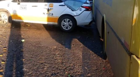 Mangos causaron carambola de 3 vehículos y dos lesionados en Las Torres y Enríquez
