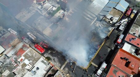 Toluca sancionará a empresa de reciclaje tras fuerte incendio en la terminal