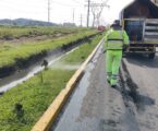 LIMPIAN AV. LAS TORRES, QUITAN 120 TONS. DE RESIDUOS: CIRCULAN 51 MIL