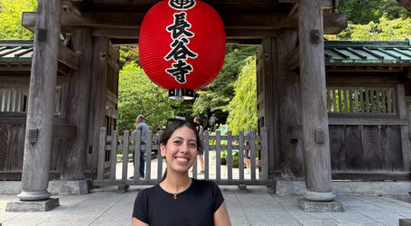 Alumna de Mexicali cumple su sueño y realiza prácticas profesionales en Japón